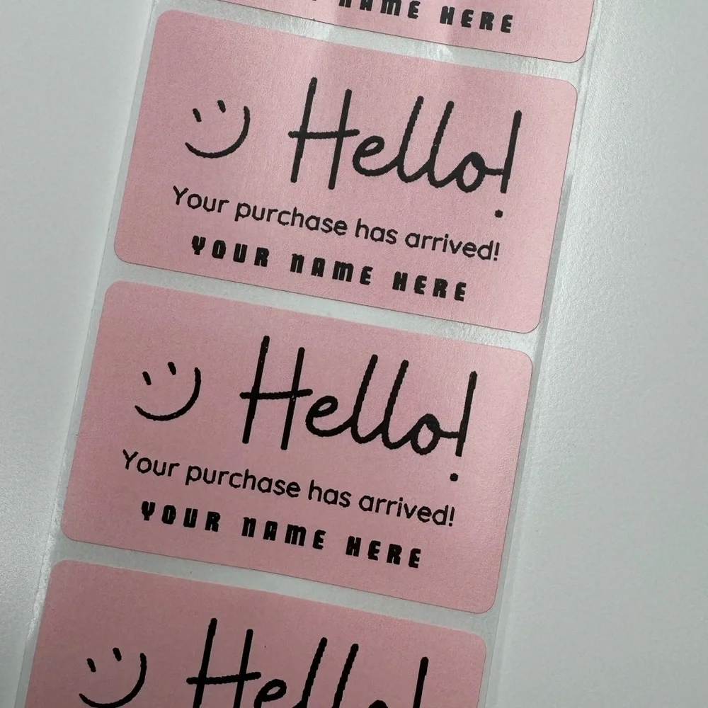 Custom Small-Biz Sticker Pack | 2.25×1.25″ Packaging Labels